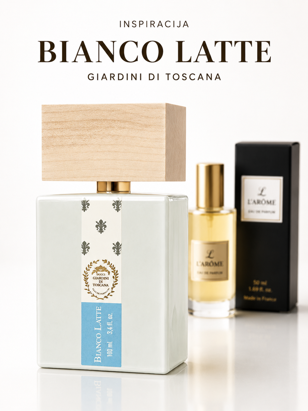 L739 INSPIRACIJA: Bianco Latte Giardini Di Toscana