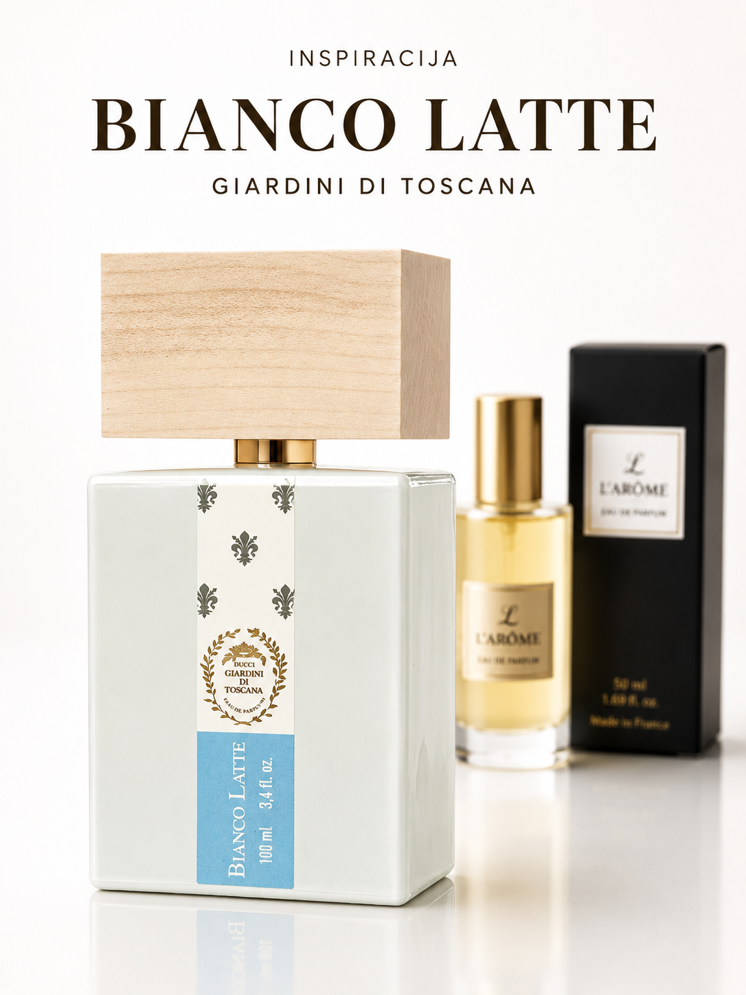L739 INSPIRACIJA: Bianco Latte Giardini Di Toscana