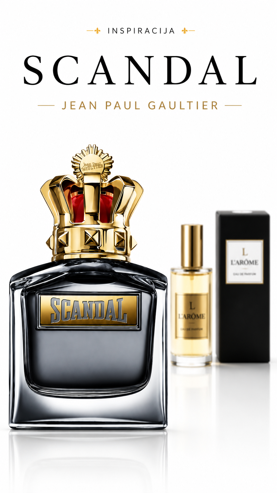 L593 INSPIRACIJA: Scandal Pour Homme Jean Paul Gaultier
