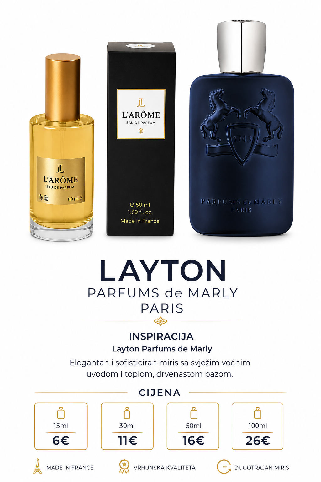 L765 INSPIRACIJA: Layton Parfums de Marly